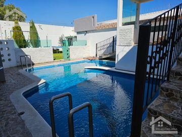 HERMOSA CASA EN VENTA CON ALBERCA EN TIZAYUCA, SE ACEPTA PERMUTA por CASA EN ZONA PLATEADA o SAN JAVIER