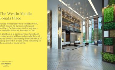 Westin Condo Living at the Heart of Ortigas Business District 2 bedroom
