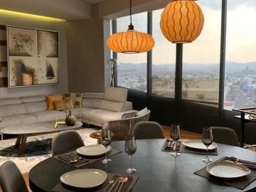 Departamento Penthouse Exclusivo, en Venta Cholula, Amueblado con acabados de lujo y Excelentes Amenidades