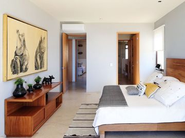 Departamento con vista al mar, alberca infinity y area de asador, spa y gimnasio, venta en Cabo San Lucas.