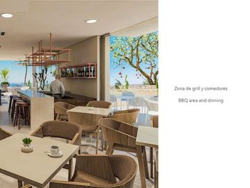 Departamento con vista al mar, alberca infinity y area de asador, spa y gimnasio, venta en Cabo San Lucas.
