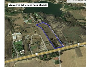 Venta de Excelente terreno sobre carretera 16 km de ZMG a desviación Ameca  Agrícola industrial sobre autopista