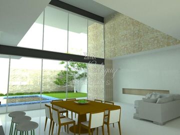 CASA EN VENTA, LA CAMPIÑA, NUEVA, ALBERCA, 3 REC CON BAÑO, COCHERA TECHADA, ENTREGA EN MAYO