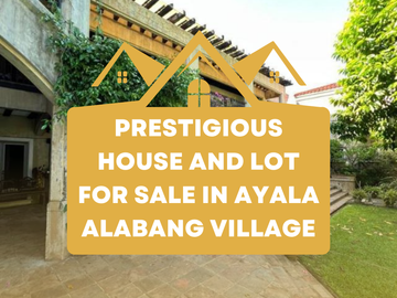 FOR SALE | House and Lot at Ayala Alabang Village