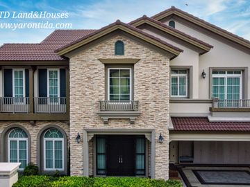Luxury house For Sale at Nantawan Bangna km7. Beautiful house with decorations, additions, very good condition, ready to move in.  No need to repair.