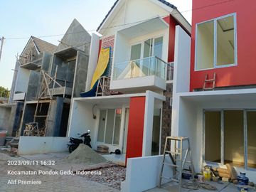 Rumah Bekasi Syariah Pondok Melati 3 KT 2 KM Jatiasih Dekat Tol Jatibening 2 Lantai Murah
