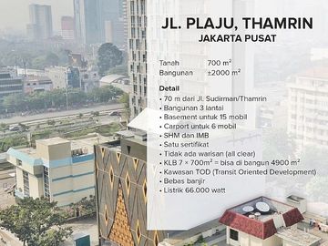 Rumah Mewah Dibawah NJOP di Jl Plaju Thamrin, Jakpus