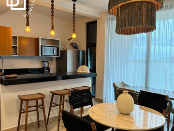 Departamentos en venta en a pie de playa Telchac