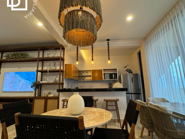 Departamentos en venta en a pie de playa Telchac