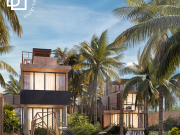 Departamentos en venta en a pie de playa Telchac