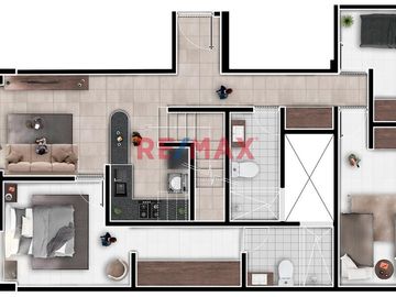 LINDO Y ELEGANTE DEPARTAMENTO EN PLAYA SAN BARTOLO - 101M2