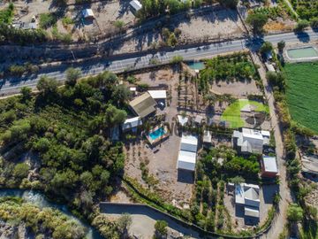 Parcela con casa, piscina y dos cabañas. Potencial turístico. Varillar, Valle del Elqui. $280 millones