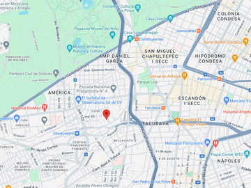 CASA EN VENTA EN COVE, ALVARO OBREGON JUNTO METRO OBSERVATORIO