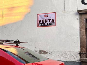 VENTA DE PREDIO EN EQUINA EN ZONA CENTRO DE SAN LUIS POTOSI
