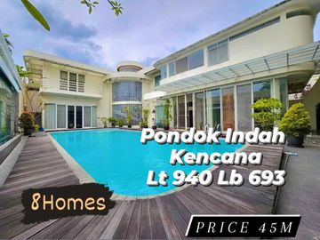 Jual Cepat Rumah Luas 940 Kencana Pondok Indah