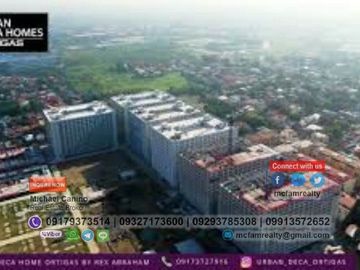 Condo For Sale Near Frontera Verde Park Urban Deca Ortigas Rent to Own thru PAG-IBIG, Bank and In-house
