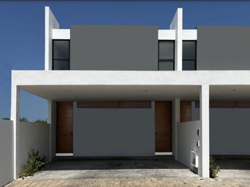 Casa con alberca privada, terraza techada, cochera para dos autos, venta, Xcanatun, Merida, Yucatan.
