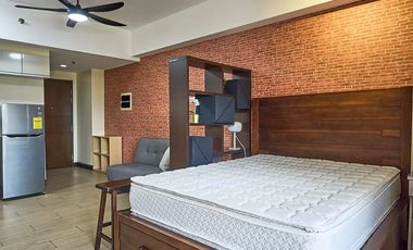 VENICE11XTF: For Rent Fully Furnished Studio Unit at Venice Residences