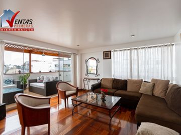 VENTA BELLO DEPARTAMENTO DUPLEX EN SURCO, CERCA A LA AV. BENAVIDES CON HIGUERETA
