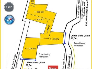 Dijual Kavling 3.455 M², Lokasi Dekat KRL, Mall Bintaro Exchange, Kampus Pembangunan Jaya, Rs Premier Bintaro, Citra Garden Bintaro, Sekolah Alam