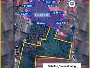 Dijual Kavling 3.455 M², Lokasi Dekat KRL, Mall Bintaro Exchange, Kampus Pembangunan Jaya, Rs Premier Bintaro, Citra Garden Bintaro, Sekolah Alam