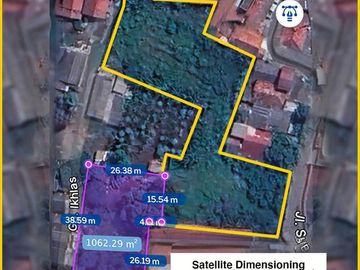 Dijual Kavling 3.455 M², Lokasi Dekat KRL, Mall Bintaro Exchange, Kampus Pembangunan Jaya, Rs Premier Bintaro, Citra Garden Bintaro, Sekolah Alam