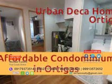 Condominium For Sale Near Don Bosco Technical College Urban Deca Ortigas Rent to Own thru PAG-IBIG, Bank and In-house