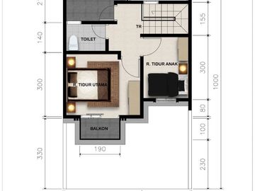 Siap Huni Rumah 2 Lantai Area Cilodong 5 Menit Jalan Raya Bogor