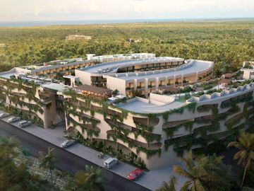 Departamento en tulum en venta de 1 habitación con roof garden