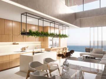 Departamento con vista al mar, club de playa, en venta Chicxulub Puerto, Merida