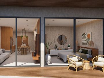 Departamento con vista al mar, club de playa, en venta Chicxulub Puerto, Merida