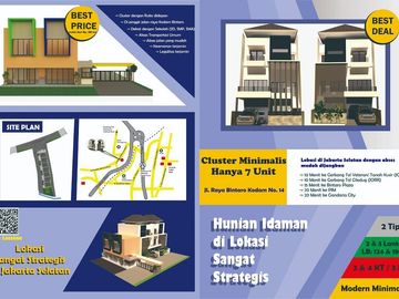 Dijual Rumah Baru di Pesanggrahan Jakarta Selatan Dekat RSUD Pesanggrahan