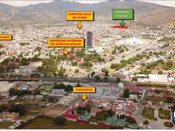 #terreno de 3 Hectáreas Detrás de La Universidad Autónoma del Estado de Hidalgo