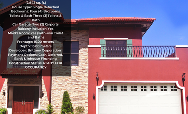 PIETRO - NRFO HOUSE AT PORTOFINO HEIGHTS (WIDELOTS, BLK 8, LOT 31)