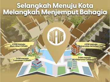 Rumah Arsy Cilame Ngamprah, Baru 2/1 LANTAI Mewah Murah Dekat Kota Cimahi, Bandung Barat Jual Dijual
