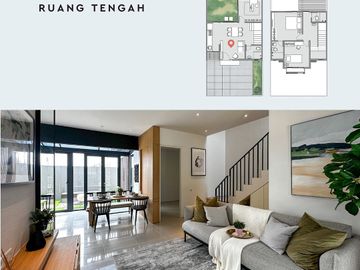 Rumah Amesta Living OERR 2 Lantai Mewah CBD Dekat MERR Juanda Surabaya