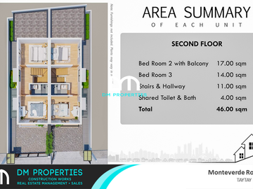 For Sale: Brand New Duplex House in Monteverde Royale, Taytay Rizal