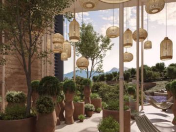Penthouse con parque para niños, area de yoga, alberca, Gimnasio, mini golf, pre-construcción, venta, Queretaro.