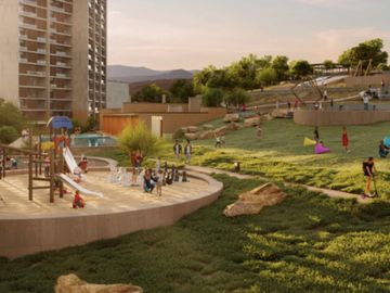 Penthouse con parque para niños, area de yoga, alberca, Gimnasio, mini golf, pre-construcción, venta, Queretaro.