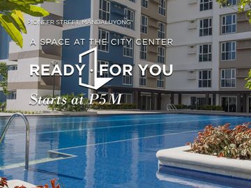Condo for sale Studio Axis Residences at Boni Pioneer Mandaluyong Rent to Own Promo