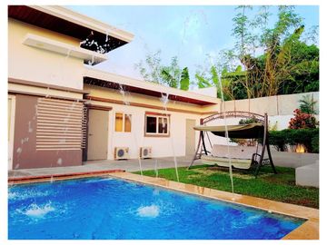 4 BEDROOMS MODERN HOUSE WITH SWIMMING POOL FOR SALE IN PORAC, PAMPANGA NEAR CLARK AIRPORT