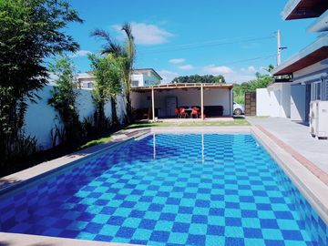 4 BEDROOMS MODERN HOUSE WITH SWIMMING POOL FOR SALE IN PORAC, PAMPANGA NEAR CLARK AIRPORT