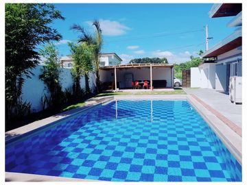 4 BEDROOMS MODERN HOUSE WITH SWIMMING POOL FOR SALE IN PORAC, PAMPANGA NEAR CLARK AIRPORT