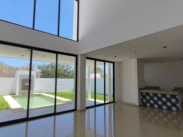 VENTA PRIVADA PRADERAS DEL MAYAB,  RESIDENCIA NUEVA DE 3 Y 4 RECÁMARAS