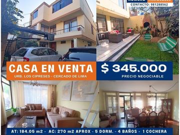 VENDO CASA CERCA A UNIV. SAN MARCOS