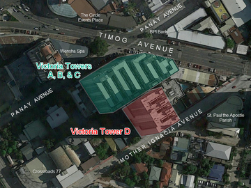 Condominium for sale in Victoria Tower A, Panay Ave. cor. Timog Ave., Paligsahan, Gen. Roxas, Quezon City