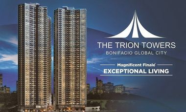 Rent to Own 3Bedroom CONDO UNIT FOR SALLE AT TRIONS TOWER at BGC near Finance Tower