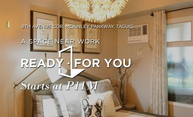 Rent to Own 3Bedroom CONDO UNIT FOR SALLE AT TRIONS TOWER at BGC near Finance Tower