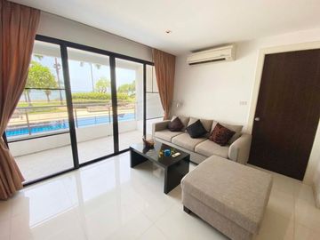 Golden Coast, swimming pool front, sea view, Condo for sale in Sriracha, Bang Phra.