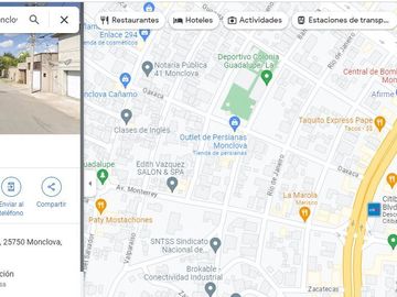 Casa en Calle Guatemala 510 Col Guadalupe Monclova Coahuila
